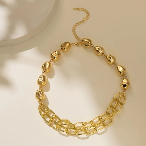 Bimini Beachwear Boho Adjustable Necklace - 14kt Gold Vermeil - Picture 3 of 4